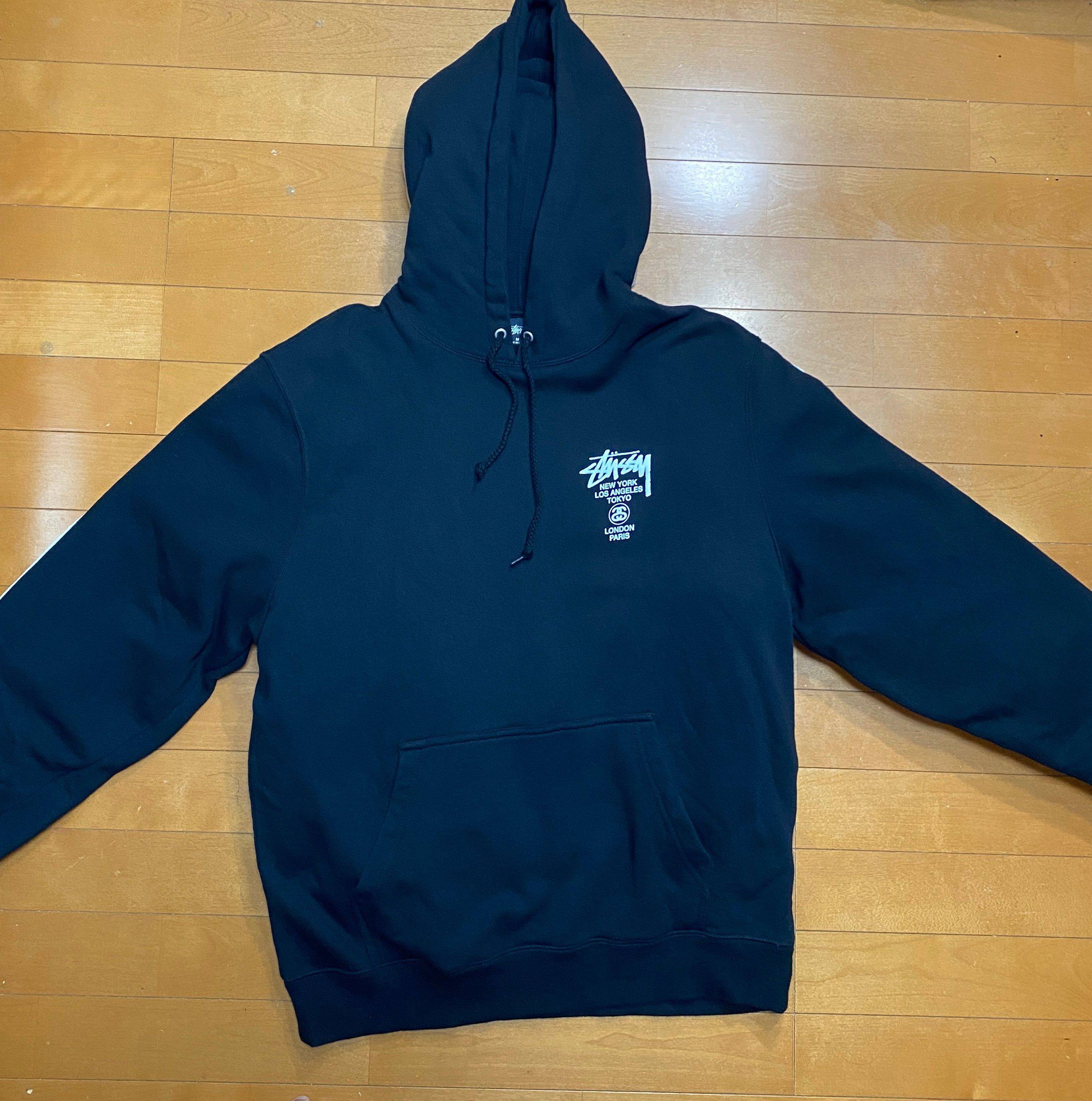 Stussy WORLD TOUR HOODIE "Black"