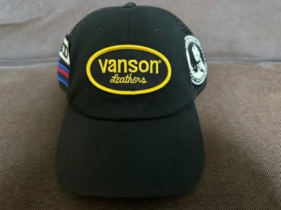 Supreme x HYSTERIC GLAMOUR Vanson Leather Mesh Back 6-Panel "Black"