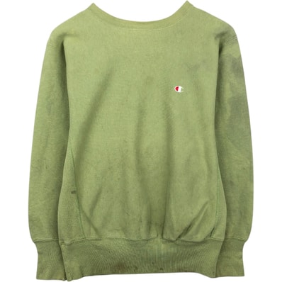 古着 90年代 チャンピオン Champion REVERSE WEAVE リバースウィーブ 刺繍タグ ワンポイントロゴスウェットシャツ トレーナー USA製 メンズM相当 ヴィンテージ/eaa643285