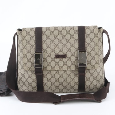 ■美品 グッチ GGスプリーム 122373 ショルダーバッグ