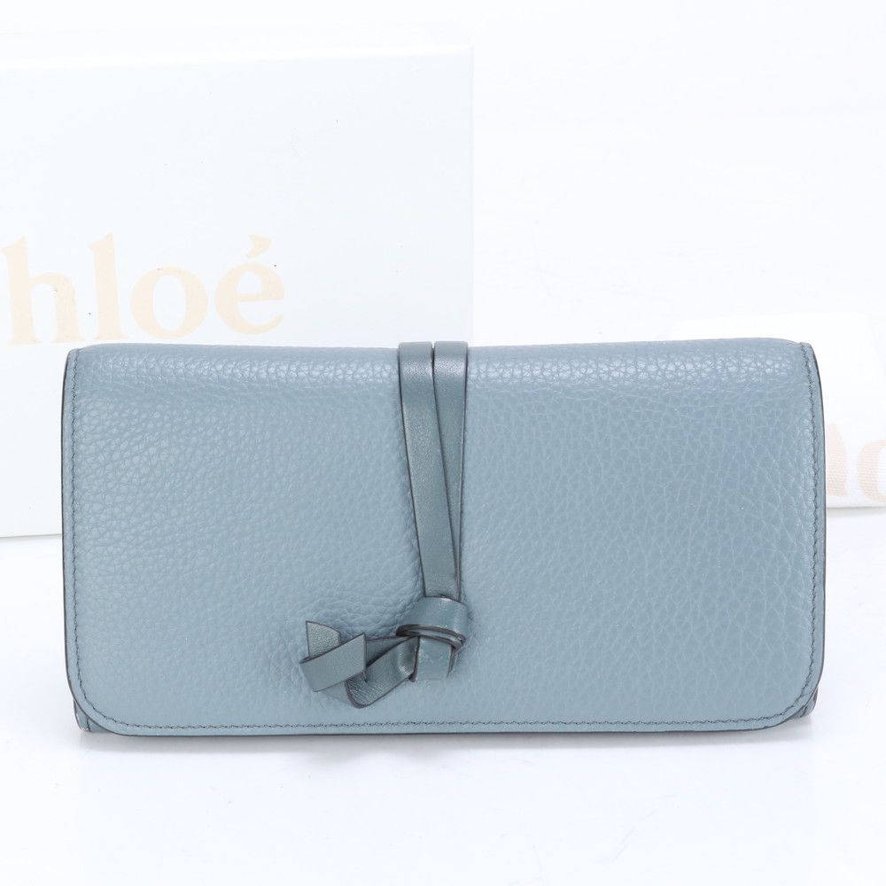 ■美品 クロエ アルファベット長財布 レザー