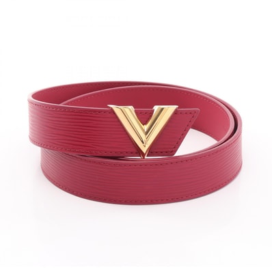 ルイ・ヴィトン LOUIS VUITTON サンチュール エッセンシャルV ベルト 衣料品 レザー エピ レディース ピンク系 M9457 【中古】