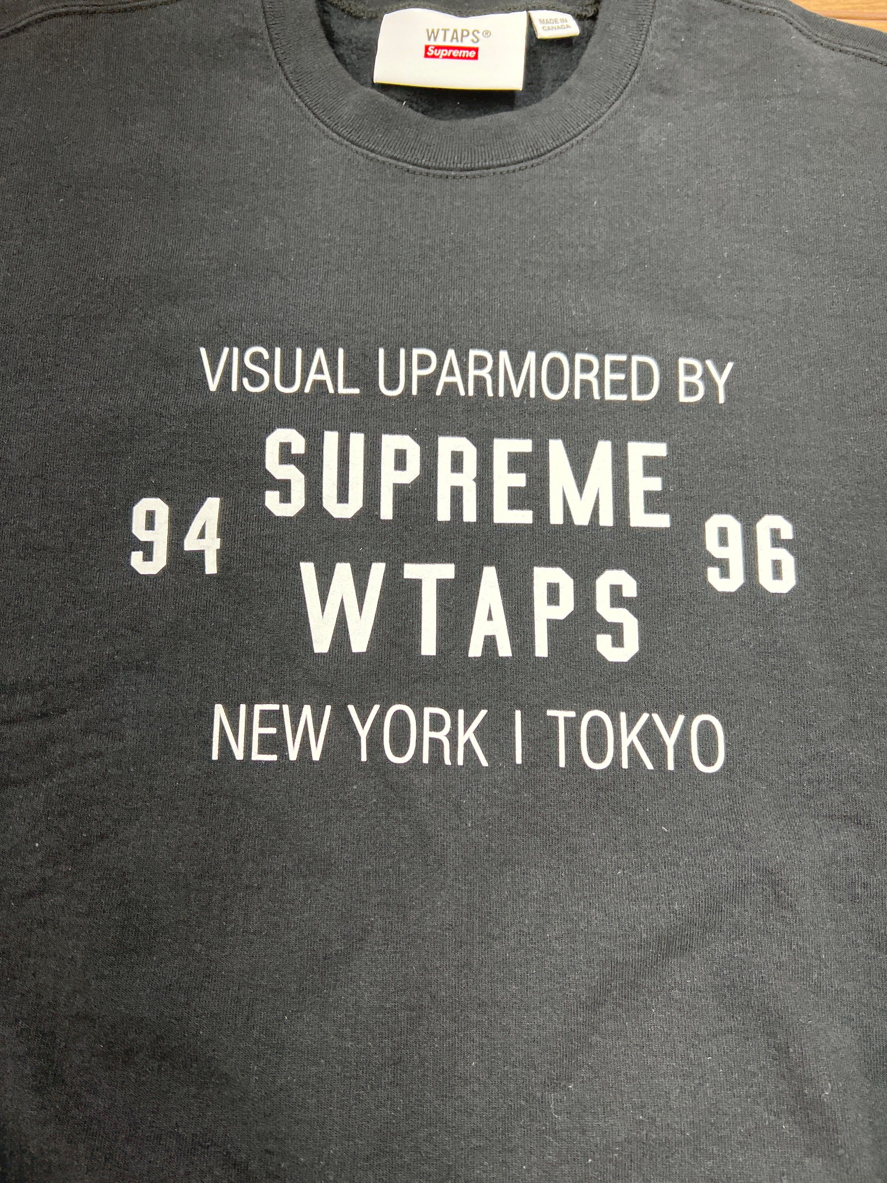 Supreme / WTAPS Crewneck "Black" 21274SPD-CSM03S