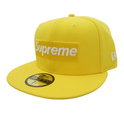Supreme シュプリーム キャップ 20SS Championship Box Logo New Era チャンピオンシップ ボックス ロゴ ニューエラ イエロー系 59.6cm【極上美品】【中古】