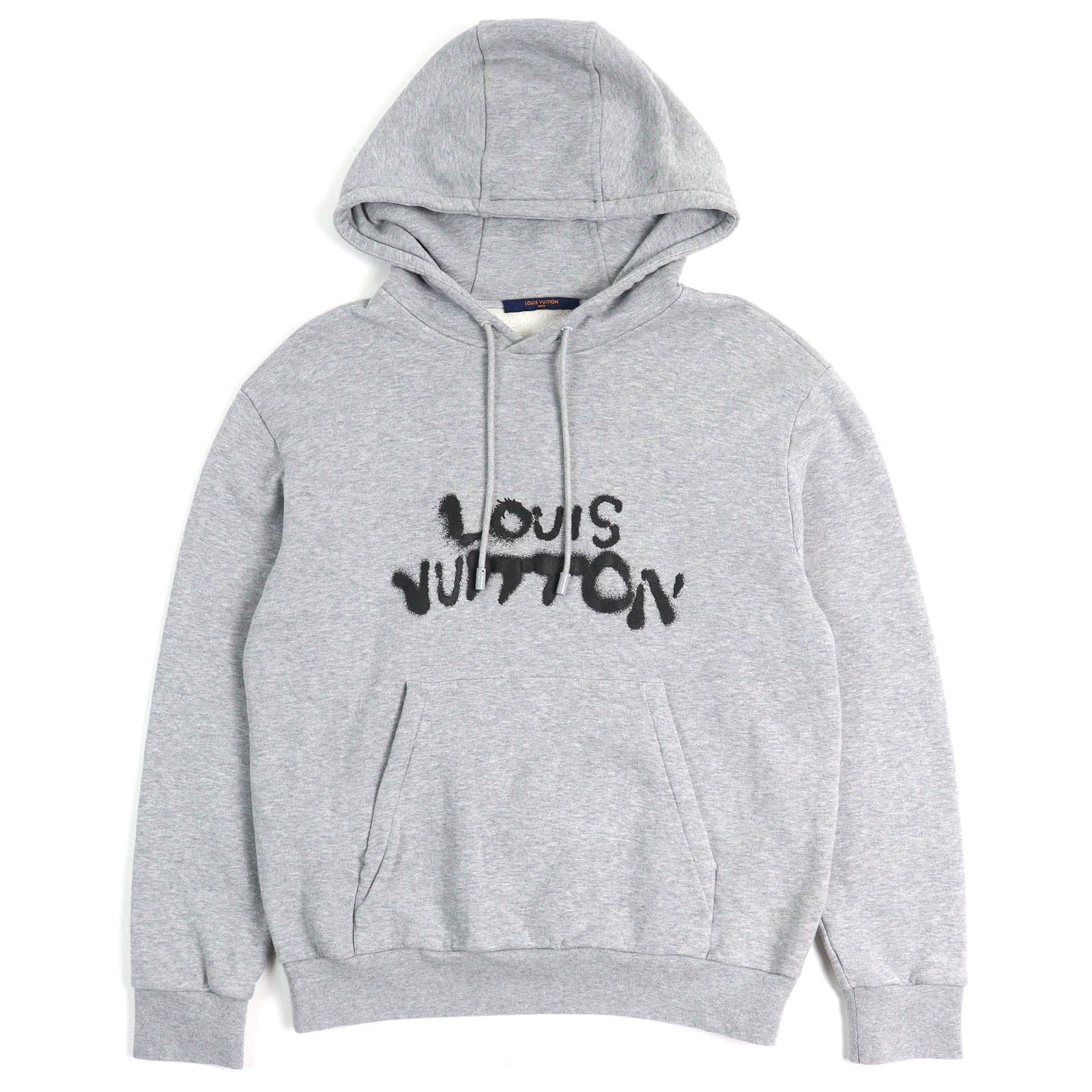 美品 ルイヴィトン
 パーカー ネオンワーキングマン グレー メンズ S