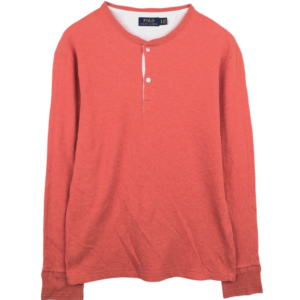 古着 ラルフローレン Ralph Lauren POLO RALPH LAUREN ヘンリーネック ロングTシャツ ロンT メンズM相当/eaa685604