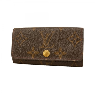 【6cd4961】ルイヴィトン キーケース モノグラム ミュルティクレ4 M69517 ブラウン【中古】メンズ レディース ユニセックス