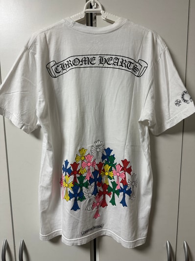 Chrome Hearts Cemetery Cross T-Shirt "White/Multicolor"