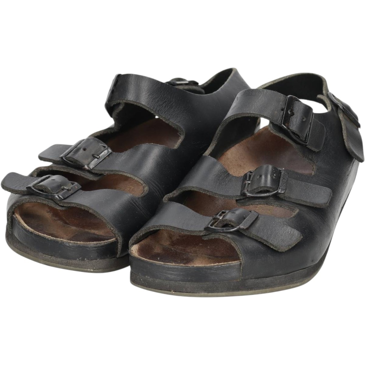 古着 ビルケンシュトック BIRKENSTOCK OSLO オスロ レザーサンダル ドイツ製 42 メンズ27.0cm相当/saa016005
