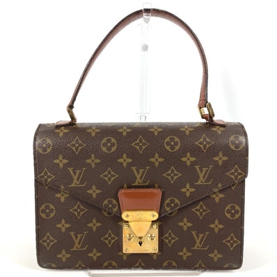 ルイヴィトン LOUIS VUITTON モンソー26 モンソー 26 M51187 モノグラム カバン フラップ 書類バッグ ビジネスバッグ ハンドバッグ モノグラムキャンバス ブラウン