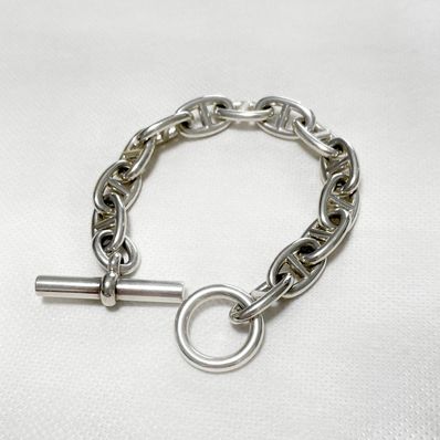 Hermes Chaine D'ancre TGM Bracelet "Silver"