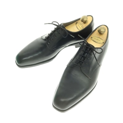【中古】エドワードグリーン EDWARD GREEN WINDERMERE プレーントゥ ドレスシューズ ブラック【サイズ7 1/2C】【メンズ】
