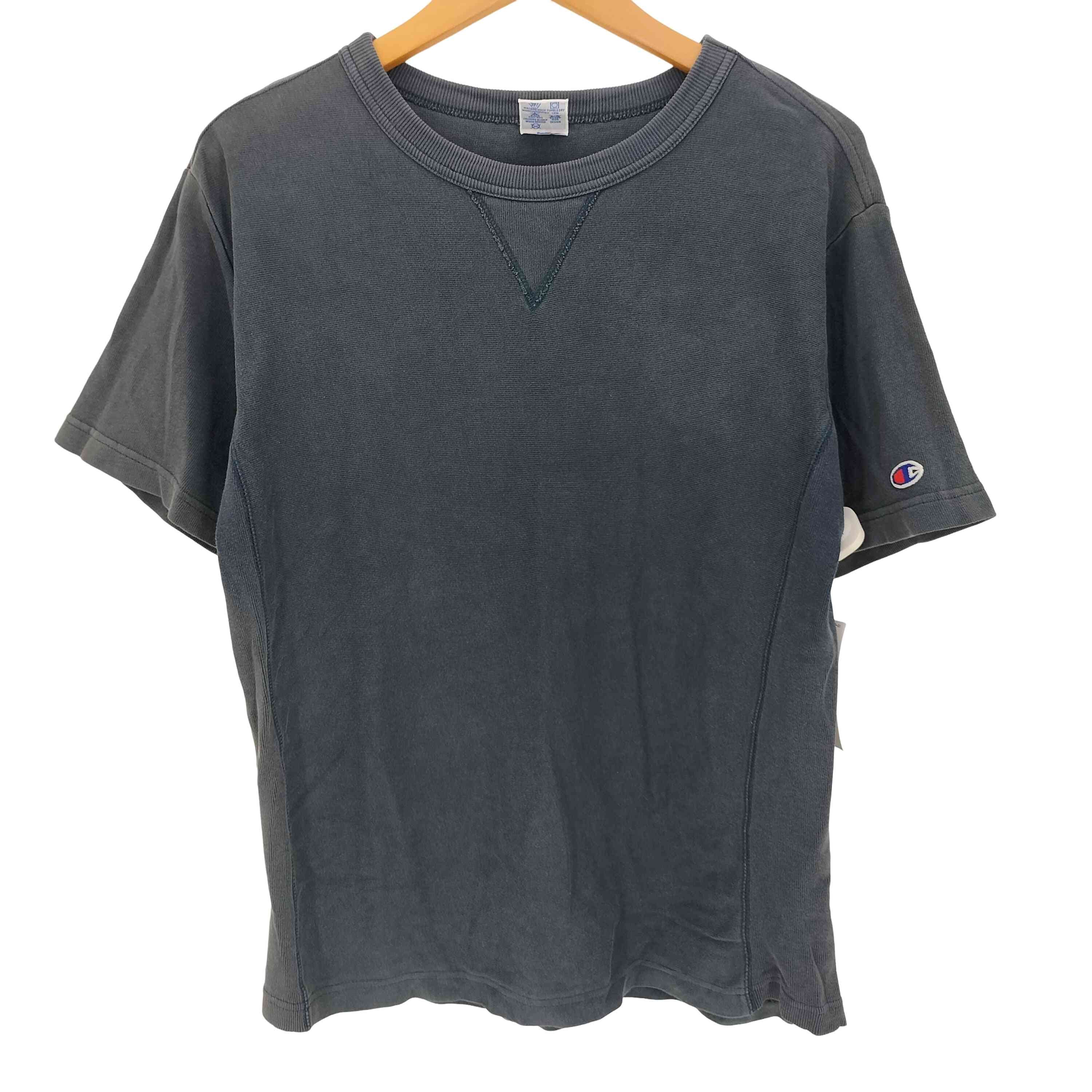90s REVERSE WEAVE 前Vガゼット 半袖 Tシャツ【1143257857290】