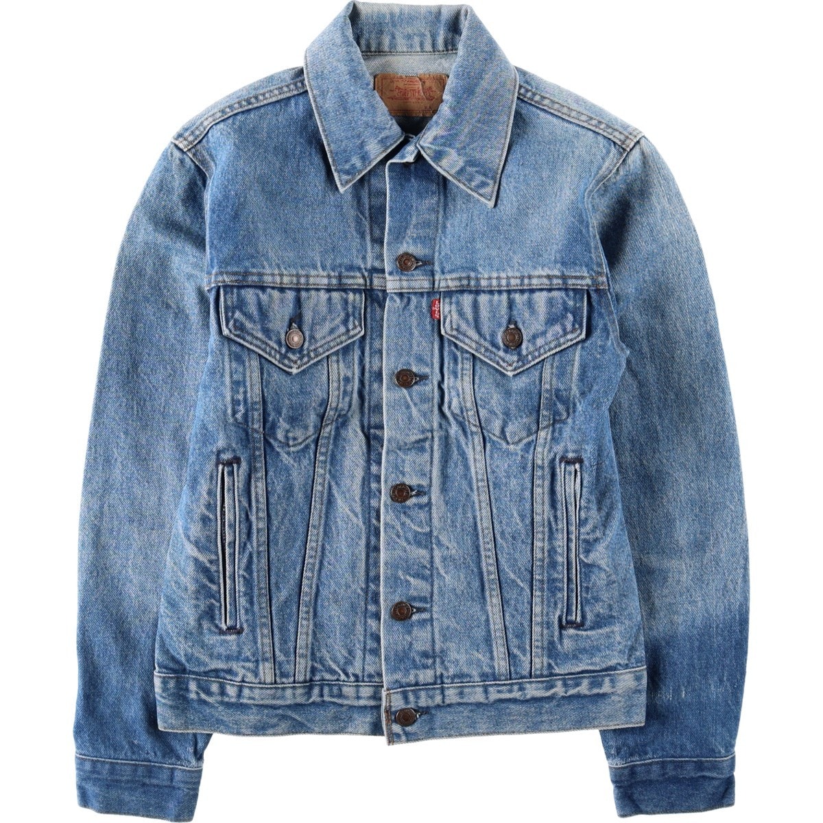 古着 90年代 リーバイス Levi's デニムジャケット Gジャン USA製 メンズXS相当 ヴィンテージ/eaa672348