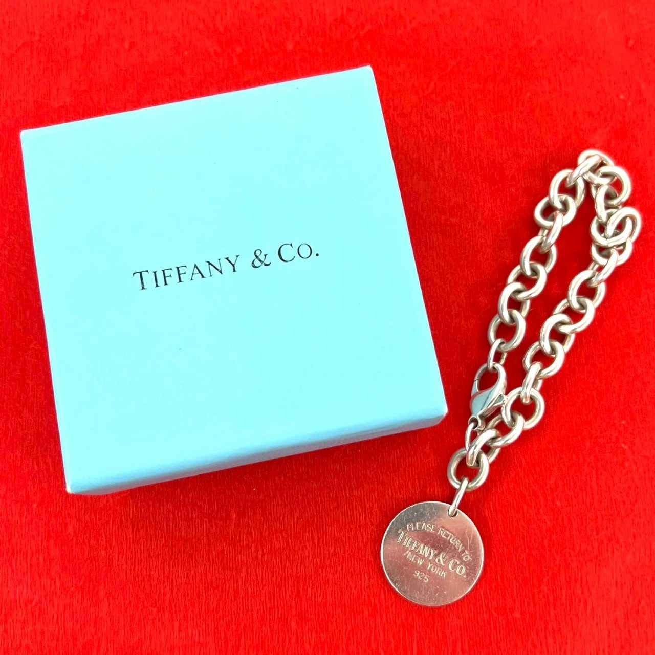 TIFFANY&Co. ティファニー リターントゥ ラウンドタグ ブレスレット シルバー925 ブレスレット シルバー
 N1899