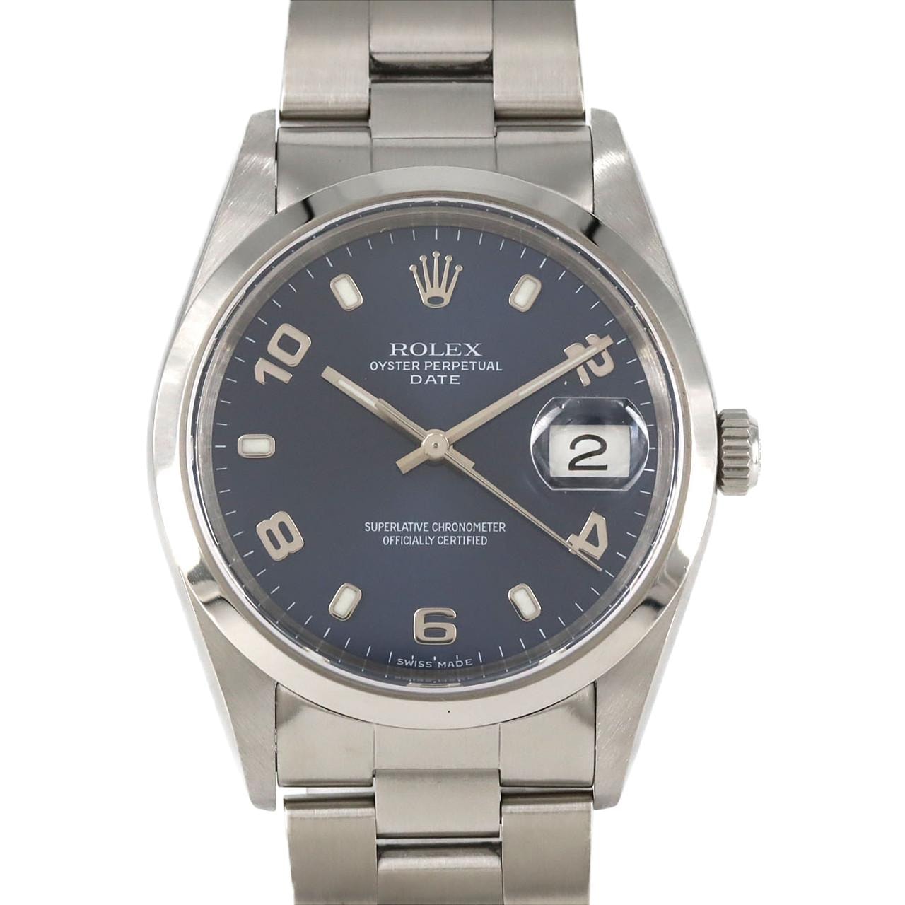 ロレックス オイスターパーペチュアルデイト 15200 SS 自動巻 Y番