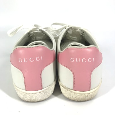 グッチ GUCCI ロゴ バイカラー 598527 Ace 靴 シューズ ローカット インターロッキングG スニーカー レザー ホワイト