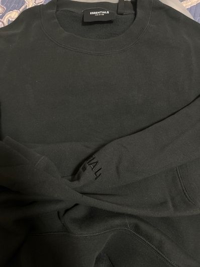 FEAR OF GOD Essentials Crew Neck Sweatshirt "Black"