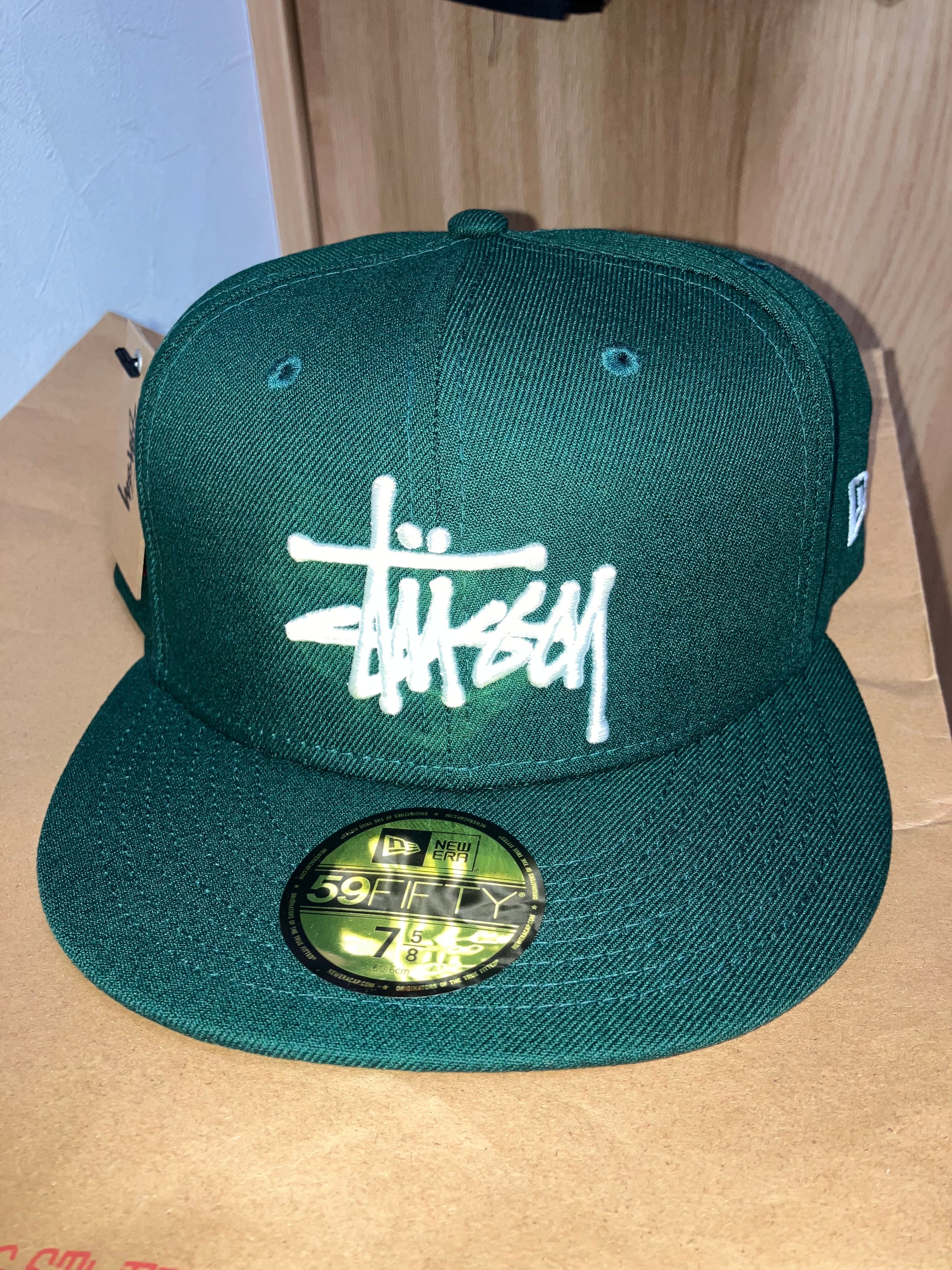 Stussy AUTHENTIC NEW ERA CAP "Hunter Green"