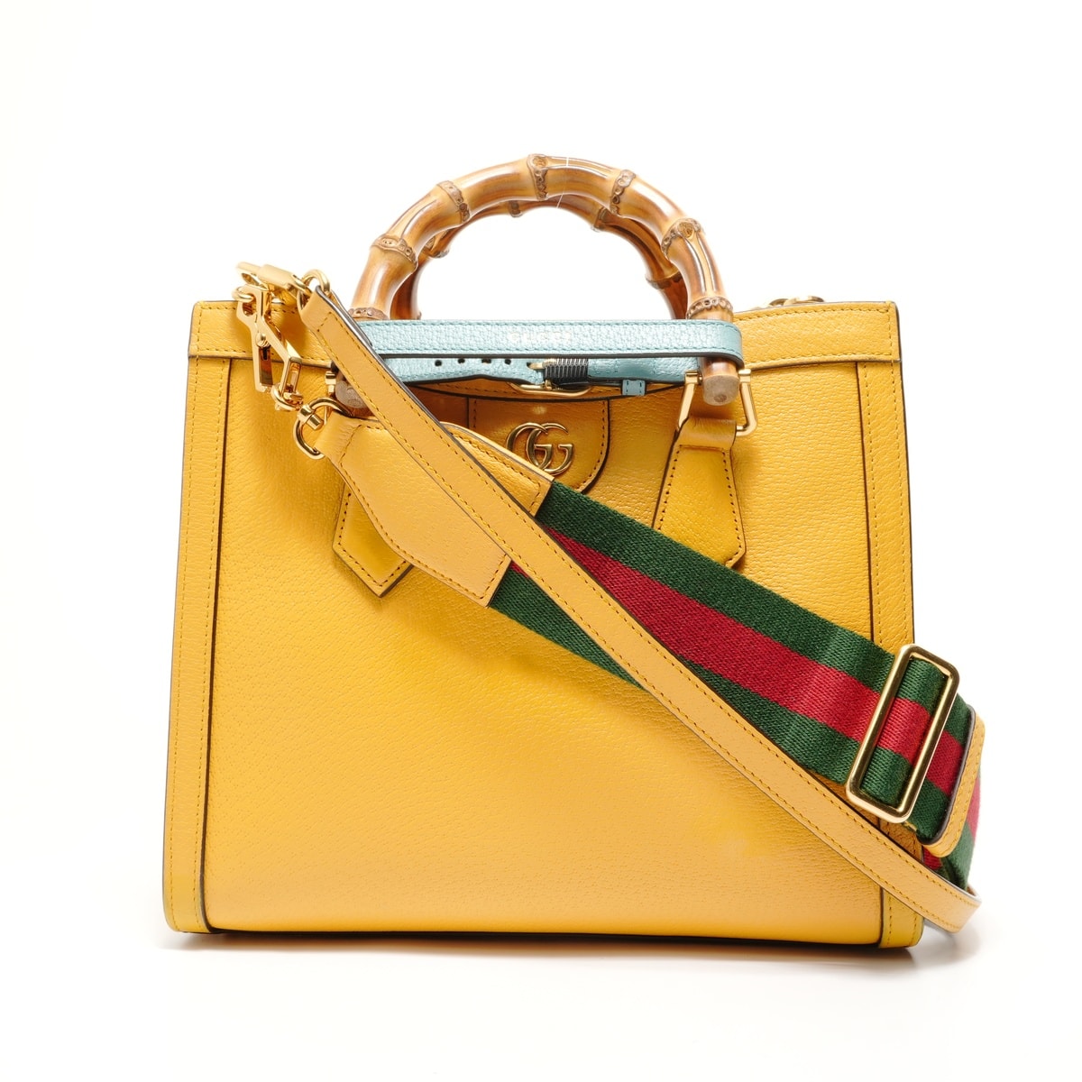 グッチ GUCCI ダイアナ スモール バンブー 3way ハンドバッグ【中古】