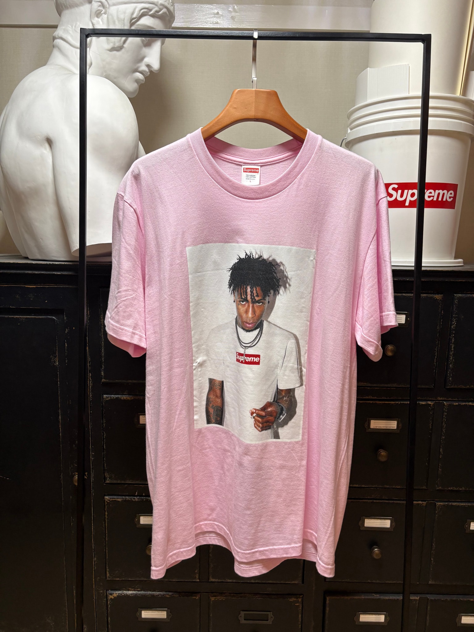 Supreme NBA Youngboy Tee "Light Pink
"
