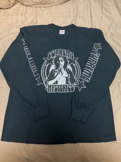 Supreme x HYSTERIC GLAMOUR L/S Tee "Black"