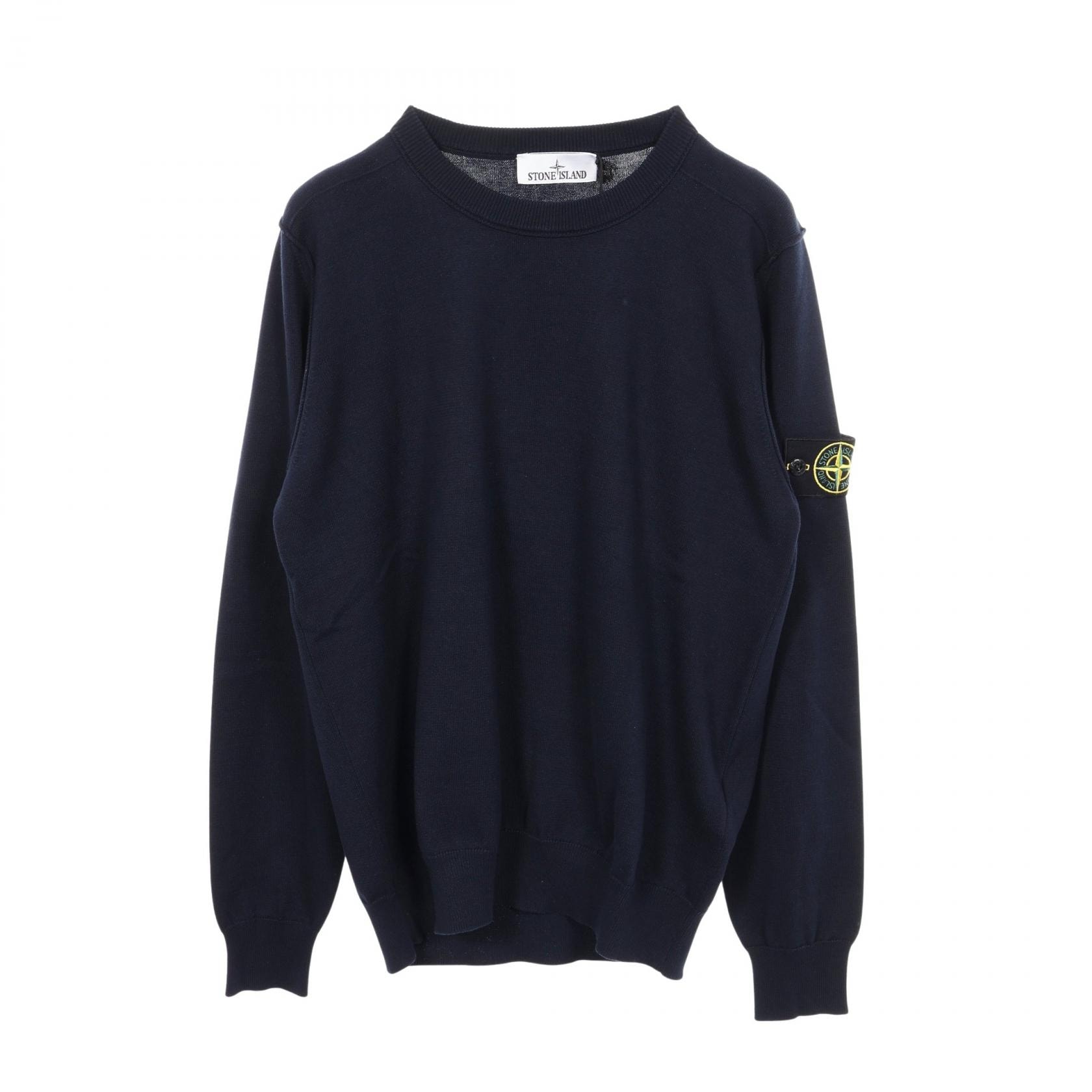ストーンアイランド STONE ISLAND ニット 衣料品 トップス コットン メンズ ネイビー系 L1S155100023S01B2V00 【新品】