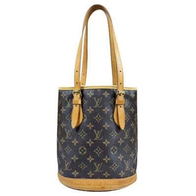 ルイヴィトン バケットPM モノグラム ショルダーバッグ モノグラムキャンバス M42238 ブラウン レディース LOUIS VUITTON 中古