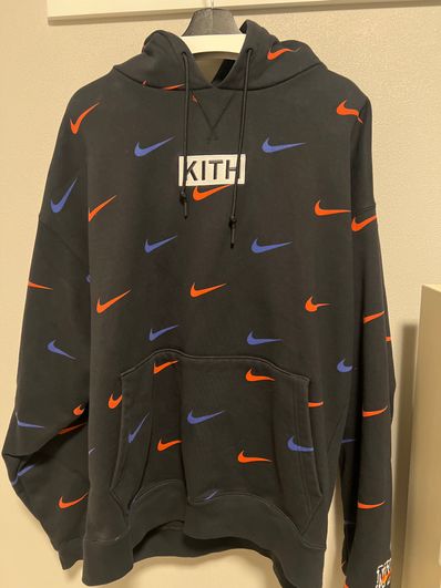 KITH Nike for New York Knicks AOP Hoodie "Black"