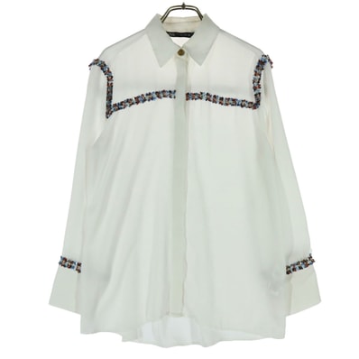 ZARA ザラ 長袖 シャツ XS ホワイト