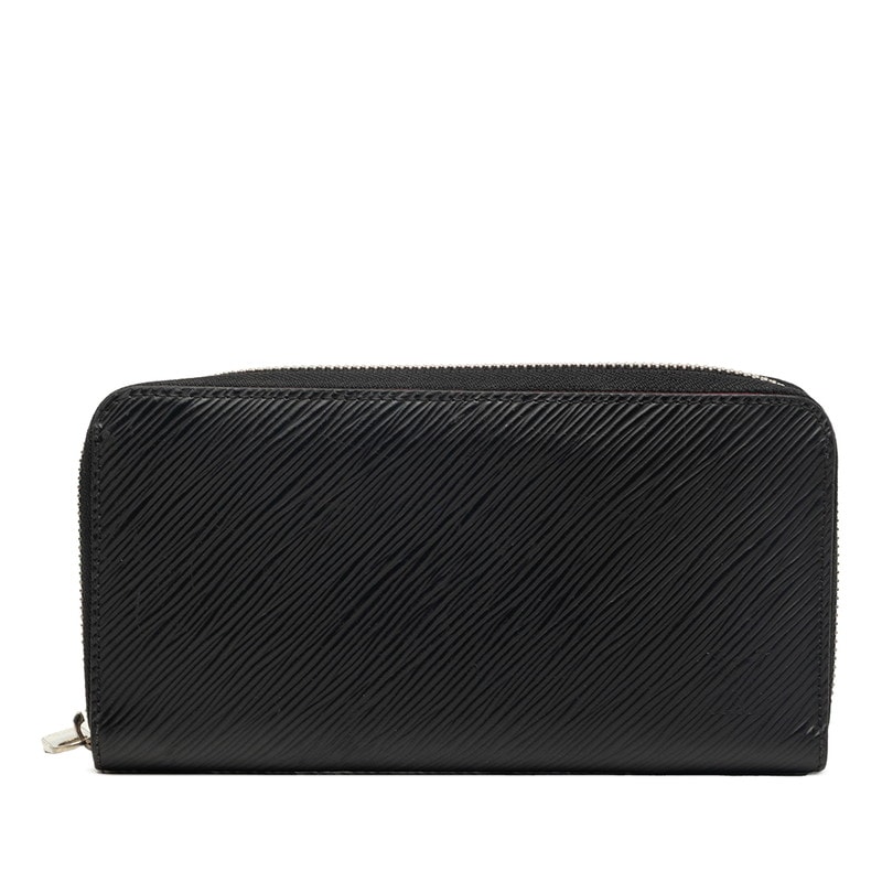 ルイ ヴィトン エピ ジッピーウォレット ラウンドファスナー 長財布 M64838 ブラック ピンク レザー メンズ LOUIS VUITTON 中古