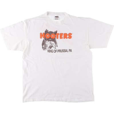 古着 90年代 オニータ ONEITA HOOTERS フーターズ アドバタイジングTシャツ メンズXL相当 ヴィンテージ/eaa567540