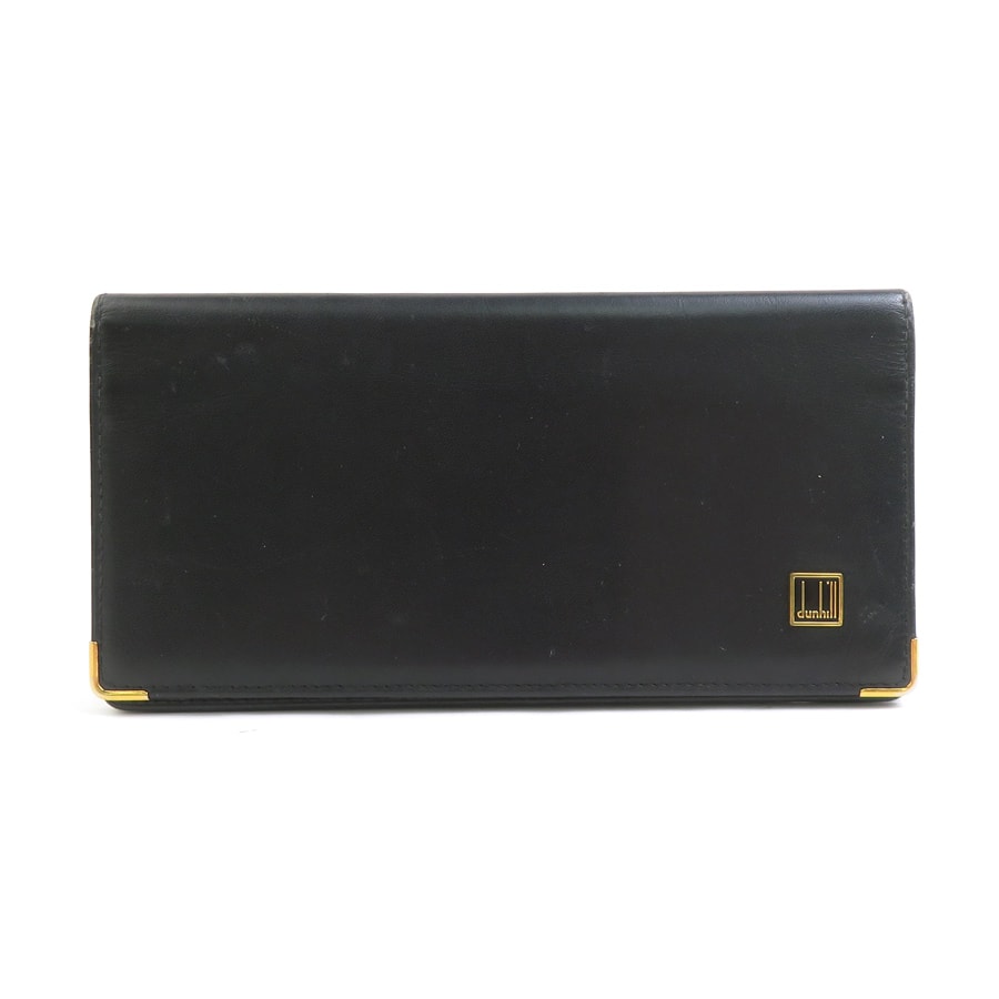 ダンヒル Dunhill 札入れ レザー ブラック メンズ【中古】 56212a