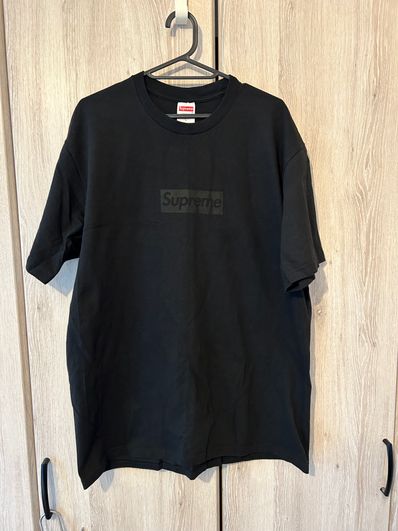 Supreme Tonal Box Logo Tee "Black"
