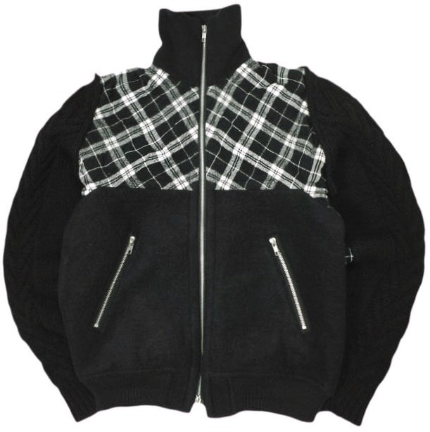 tao ノーカラー黒白ドットジャケット M タオ　コムデギャルソン tao ノーカラー黒白ドットジャケット M タオ コムデギャルソン tao