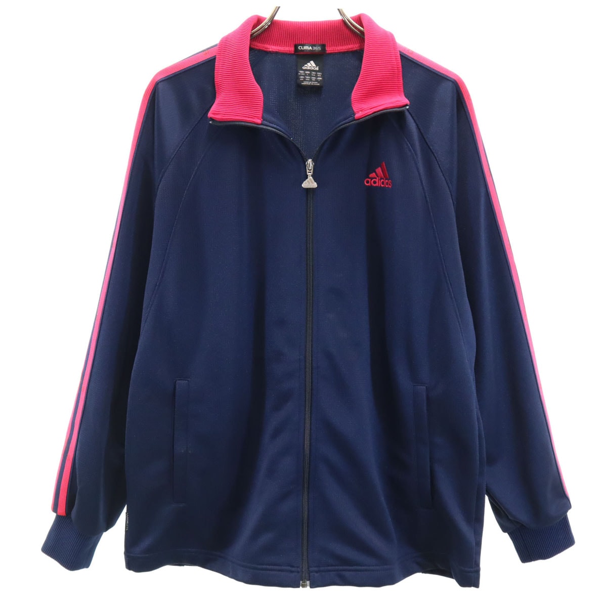 adidas アディダス トラックジャケット 160 ネイビー ジャージ