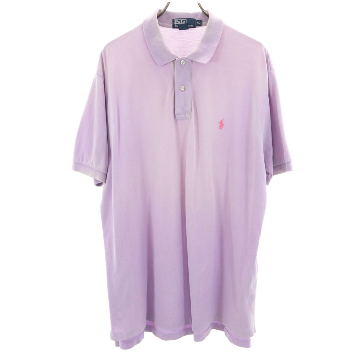 Polo by Ralph Lauren ポロバイラルフローレン 半袖 ポロシャツ XL パープル 鹿の子