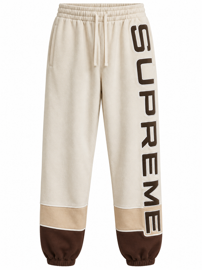 Supreme Paneled Sweatpant "Natural"