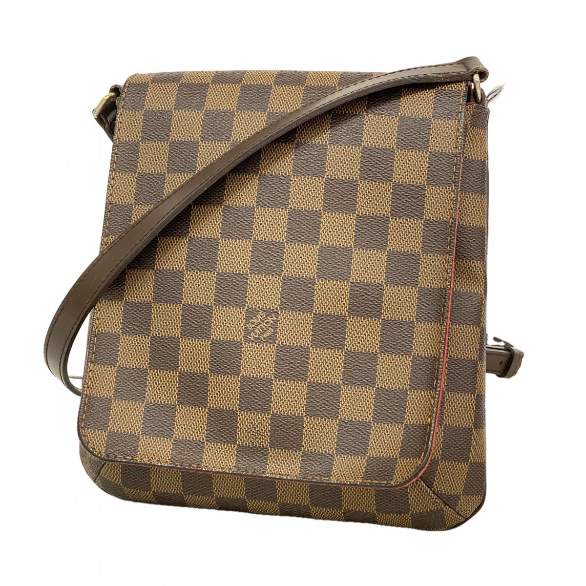 【6db1763-k】ルイヴィトン ショルダーバッグ ダミエ ミュゼットサルサ ロングストラップ N51300 エベヌ【中古】レディース