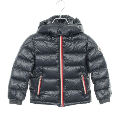 モンクレール MONCLER GASTONET キッズ ダウンジャケット 衣料品 アウター ナイロン メンズ レディース ネイビー系 4187705 【中古】