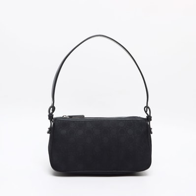 フェラガモ FERRAGAMO キャンバス ガンチーニ ショルダーバッグ【中古】