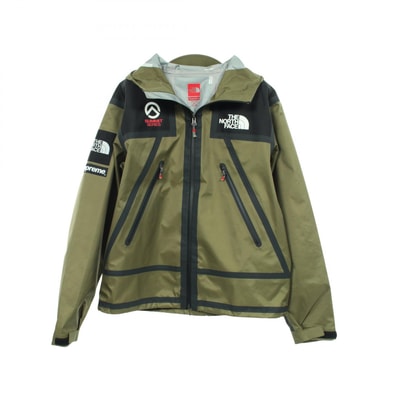 シュプリーム Supreme Supreme × THE NORTH FACE Outer Seam Mountain Jacket 衣料品 アウター ナイロン メンズ カーキ系 【中古】