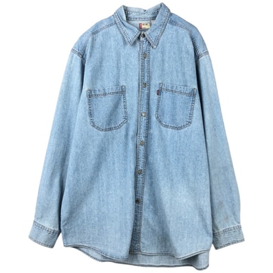 古着 リーバイス Levi's RED TAB 長袖 デニムシャツ メンズL相当/eaa666526