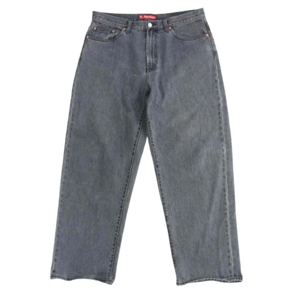 Supreme シュプリーム パンツ WOOSTER 合同会社表記タグ baggy jean バギー ジーンズ デニム  グレー グレー系 32【中古】