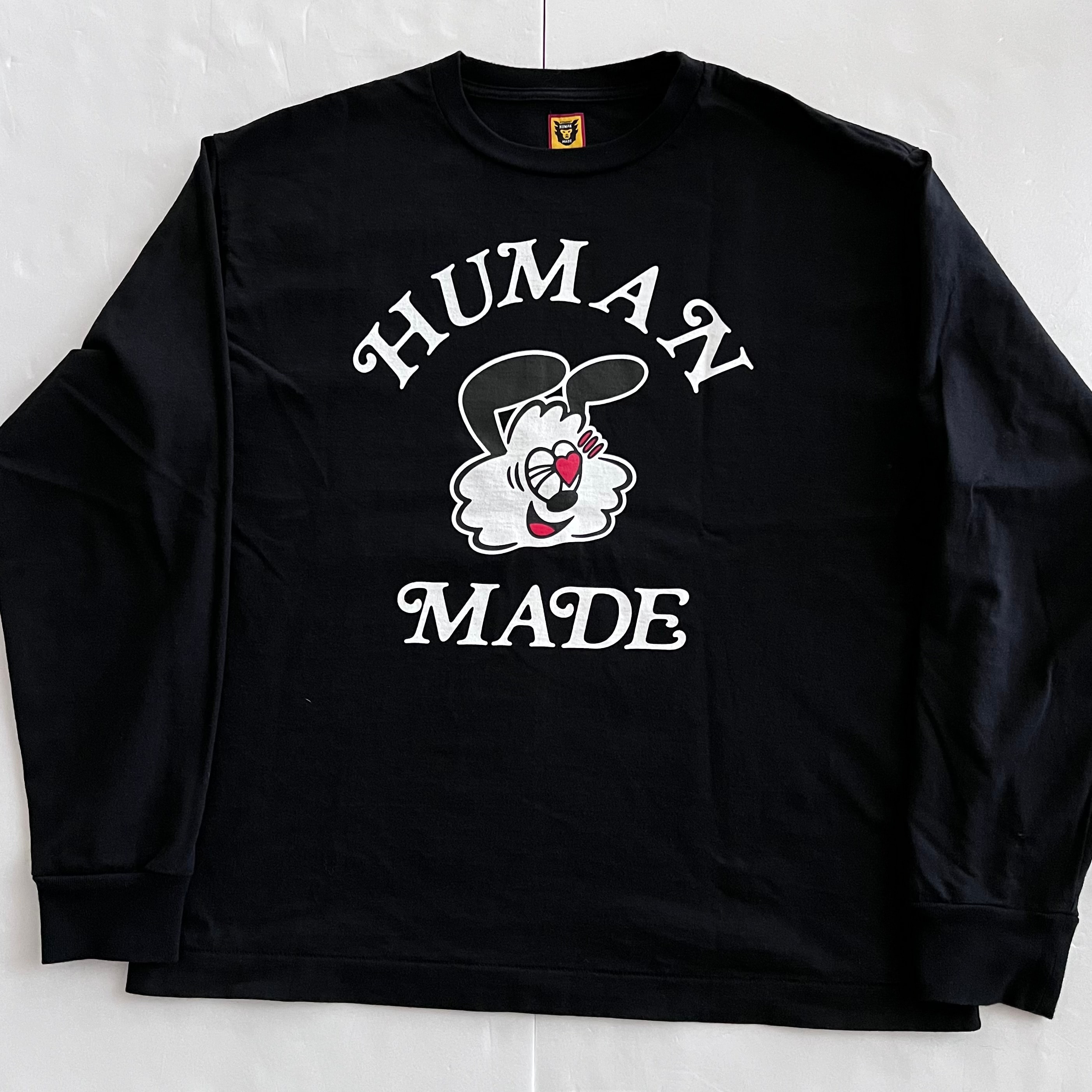 HUMAN MADE GDC White Day L/S T-shirt "Black" / VERDY
