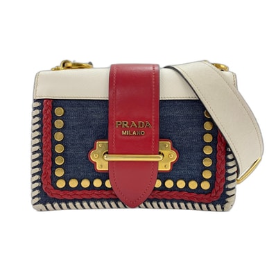 プラダ PRADA カイエ ショルダーバッグ【中古】