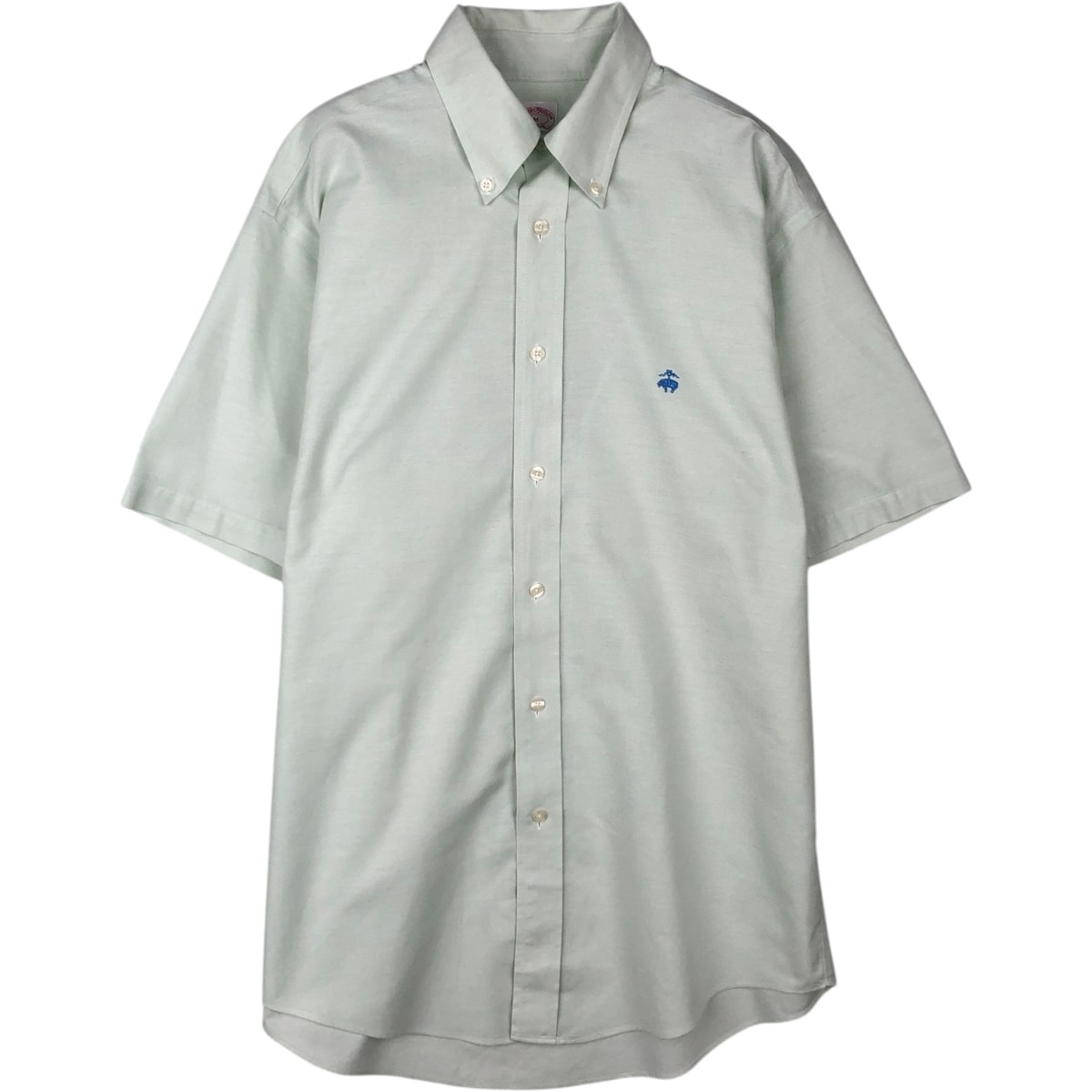 古着 ブルックスブラザーズ Brooks Brothers Est.1818 MADISON 半袖 ボタンダウンシャツ メンズM相当/rab182104