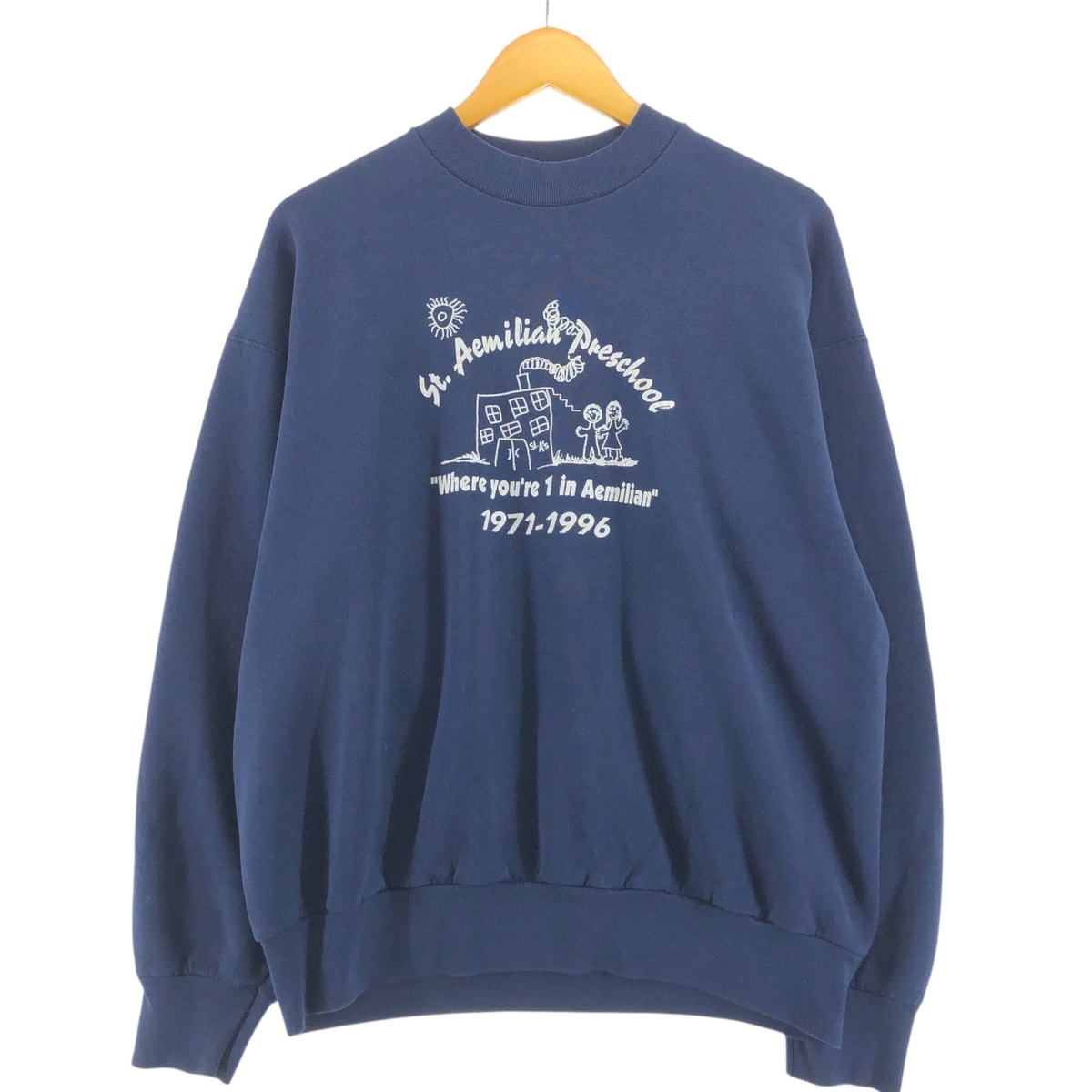 古着 90年代 フルーツオブザルーム FRUIT OF THE LOOM プリントスウェットシャツ トレーナー カナダ製 メンズXL相当 ヴィンテージ/eaa523891