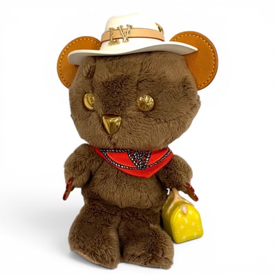 極美品 ルイヴィトン バッグチャーム LV ルイ ベア M03176