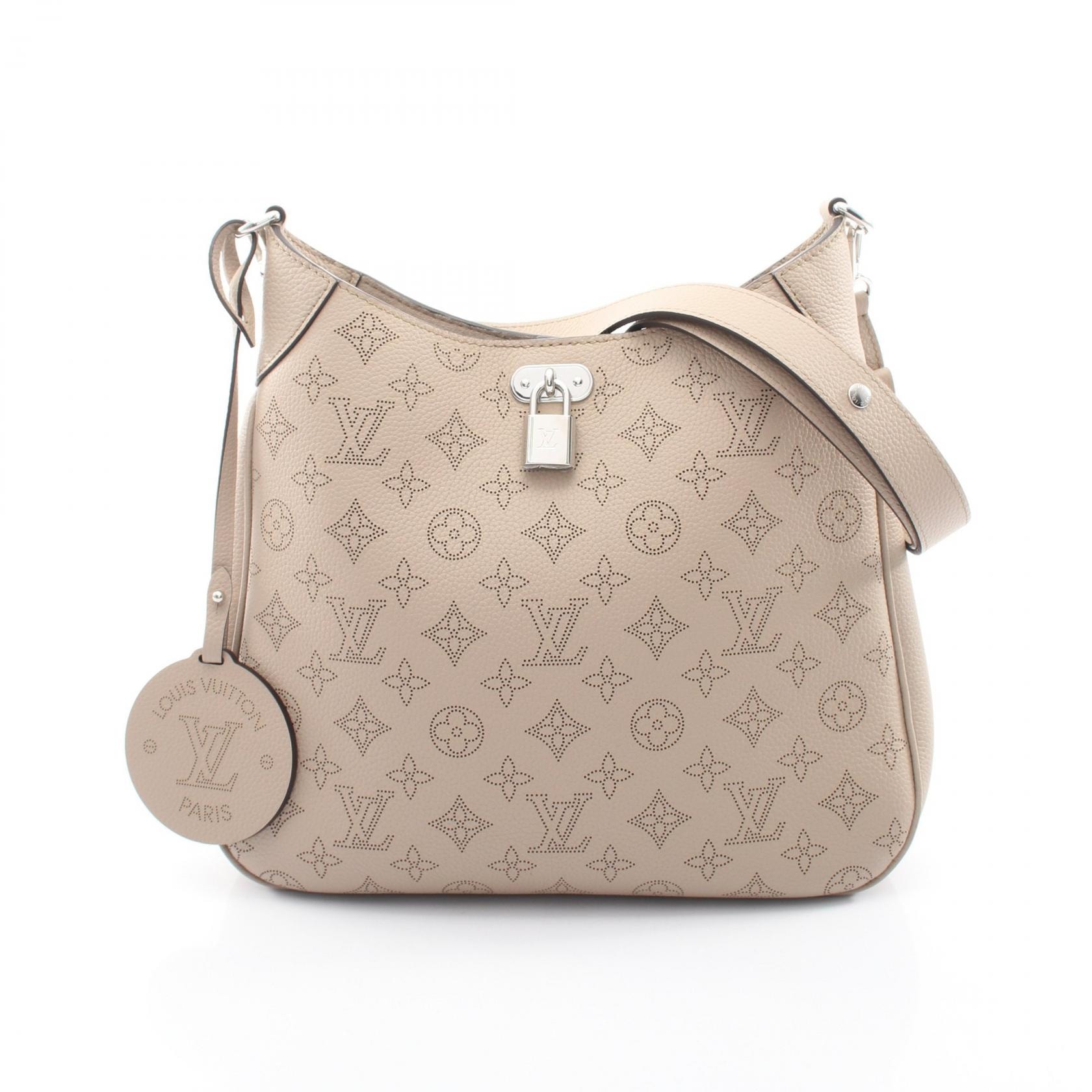 ルイ・ヴィトン LOUIS VUITTON オール アラウンドMM ショルダーバッグ バッグ レザー マヒナ ガレ レディース ベージュ系 M14617 【中古】